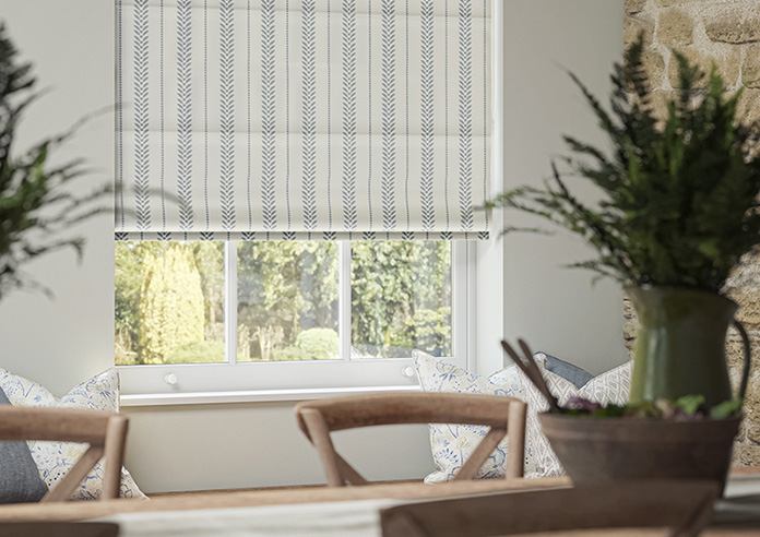 Laurel Stripe, Horizon - Roman Blind - Image 5